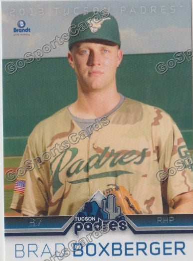 2013 Tucson Padres Brad Boxberger