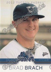 2012 Tucson Padres Brad Brach