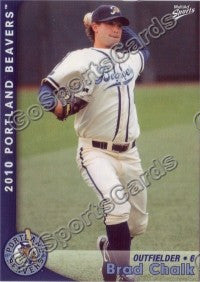 2010 Portland Beavers Brad Chalk