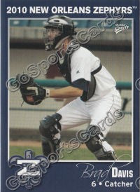 2010 New Orleans Zephyrs Brad Davis