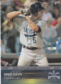 2012 New Orleans Zephyrs Brad Davis