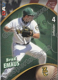 2009 New Hampshire Fisher Cats DAV #291 Brad Emaus