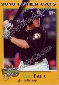 2010 New Hampshire Fisher Cats Brad Emaus