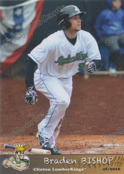 2016 Clinton LumberKings Braden Bishop