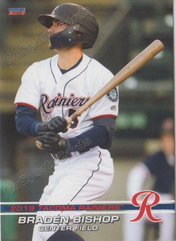 2019 Tacoma Rainiers Braden Bishop