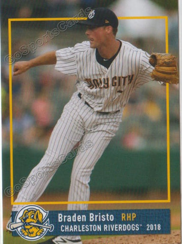 2018 Charleston RiverDogs Braden Bristo