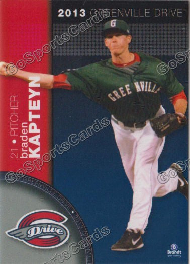 2013 Greenville Drive Braden Kapteyn