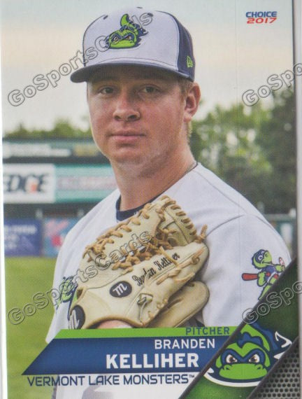 2017 Vermont Lake Monsters Branden Kelliher