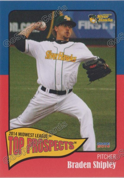 2014 MidWest League Top Prospect Braden Shipley