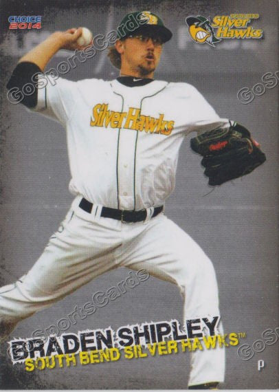 2014 South Bends Silver Hawks Braden Shipley