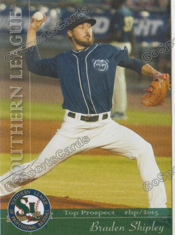 2015 Southern League Top Prospect Braden Shipley