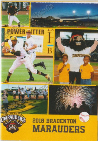 2018 Bradenton Marauders Pocket Schedule