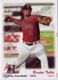 2010 Hickory Crawdads Braden Tullis