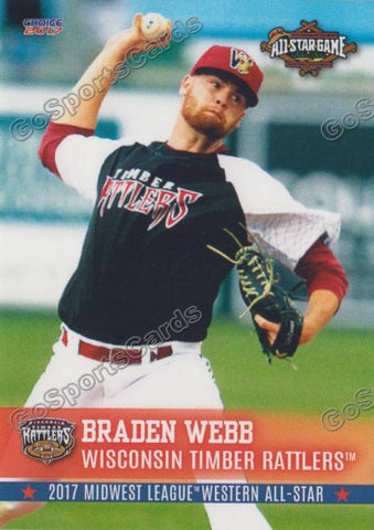 2017 Midwest League All Star W Braden Webb