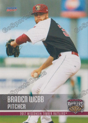 2017 Wisconsin Timber Rattlers Braden Webb