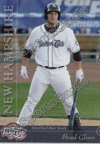 2012 New Hampshire Fisher Cats Brad Glenn