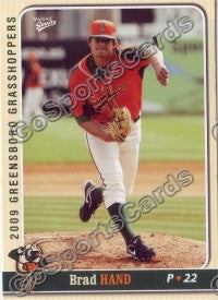 2009 Greensboro Grasshoppers Brad Hand