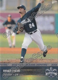 2012 New Orleans Zephyrs Brad Hand