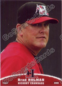 2009 Hickory Crawdads Brad Holman