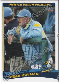 2012 Myrtle Beach Pelicans Brad Holman