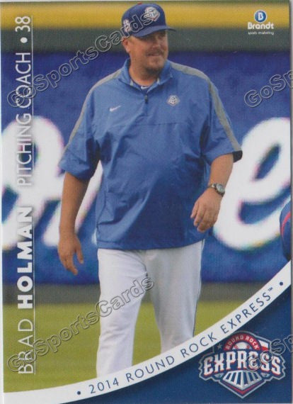2014 Round Rock Express Brad Holman