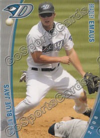 2008 Dunedin Blue Jays Brad Bradley Emaus