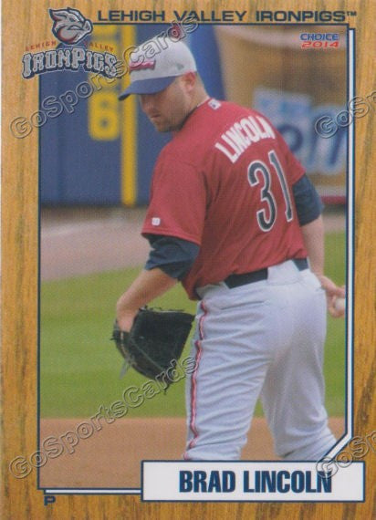 2014 Lehigh Valley IronPigs 2nd Brad Lincoln