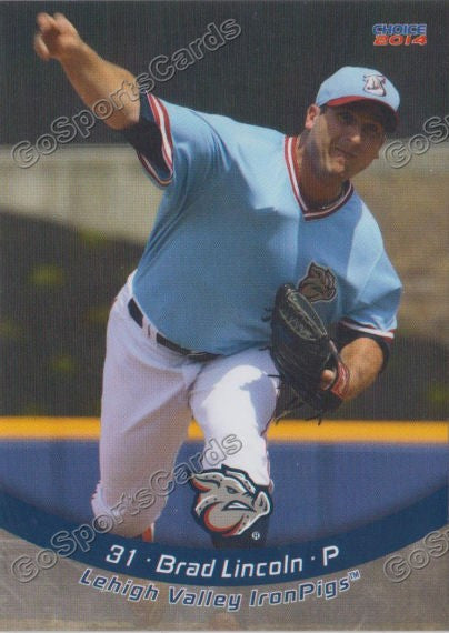 2014 Lehigh Valley IronPigs Brad Lincoln