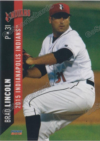 2015 Indianapolis Indians Brad Lincoln