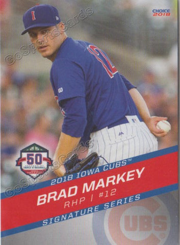 2018 Iowa Cubs Brad Markey