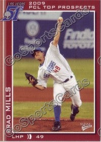 2009 Pacific Coast League Top Prospects Brad Mills