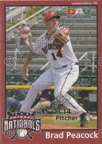 2010 Potomac Nationals DAV Brad Peacock