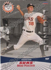 2011 Hagerstown Suns Legends Brad Peacock