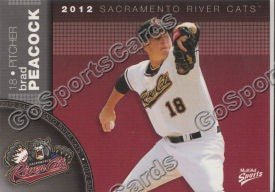 2012 Sacramento River Cats Brad Peacock