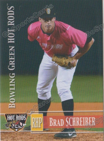 2014 Bowling Green Hot Rods Brad Schreiber