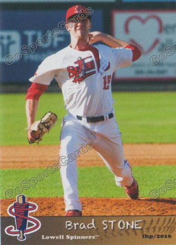 2016 Lowell Spinners Brad Stone