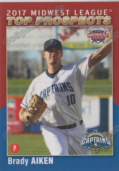 2017 Midwest League Top Prospects MWL Brady Aiken