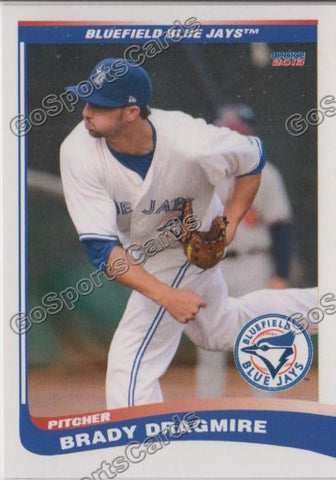 2013 Bluefield Blue Jays Brady Dragmire