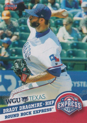 2017 Round Rock Express Brady Dragmire