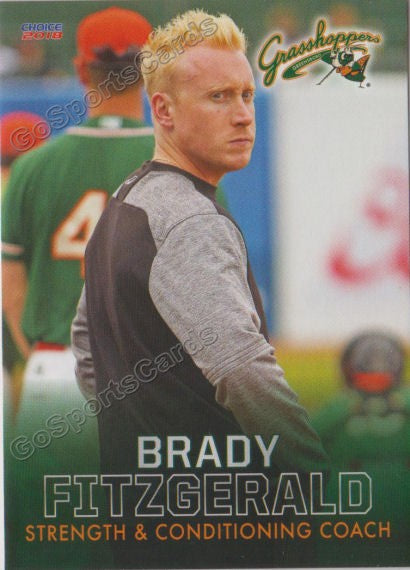 2018 Greensboro Grasshoppers Brady Fitzgerald