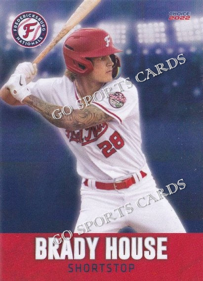 2023 Fredericksburg Nationals Brady House – Go Sports Cards