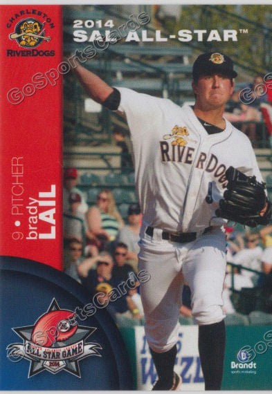2014 South Atlantic League All Star SD Brady Lail
