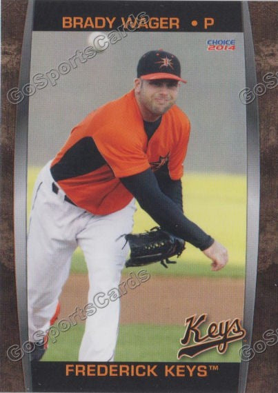 2014 Frederick Keys Brady Wager