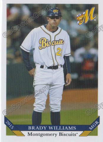 2015 Montgomery Biscuits Brady Williams