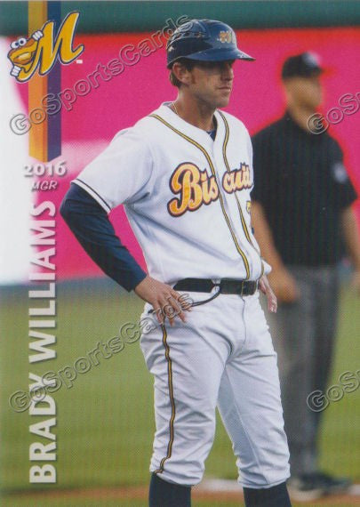 2016 Montgomery Biscuits Brady Williams
