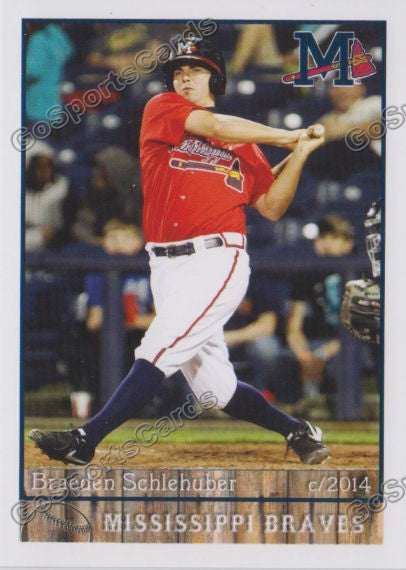 2014 Mississippi Braves Braeden Schlehuber