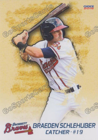 2016 Gwinnett Braves Braeden Schlehuber