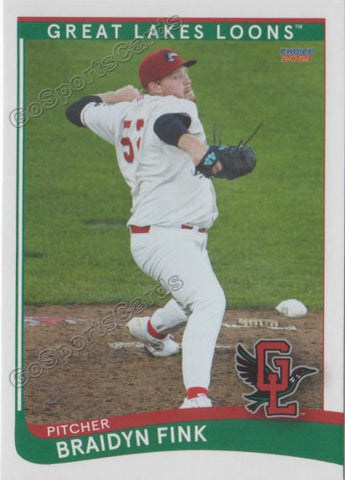 2021 Great Lakes Loons Braidyn Fink
