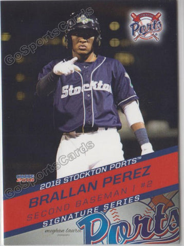 2018 Stockton Ports Brallan Perez