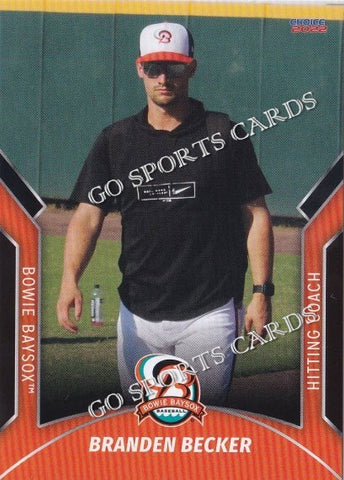 2022 Bowie Baysox Branden Becker